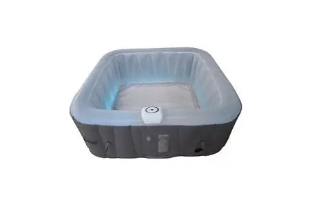 Spa gonflable GENERIQUE  Sunspa carré 6 personnes Bandeau LED inclus 185 x 185 cm Noir Sunspa