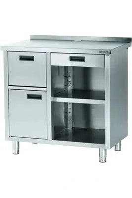 Stalgast Table pour Machine à Café - - - Inox 1000x700x1000mm Stalgast